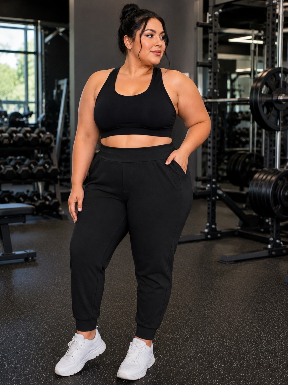 Athleta Plus-Size Jogger Pants with Pockets